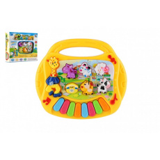 Pianko zvířátka plast 17cm Ang. mluvící na baterie se zvukem, světlem v krabičce 19x16,5x5cm Pianko zvířátka plast 17cm Ang. mluvící na baterie se zvukem, světlem v krabičce 19x16,5x5cm