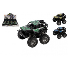 Auto OFF-ROAD plast 7x8,5cm na setrvačník 3 barvy 12ks v boxu Auto OFF-ROAD plast 7x8,5cm na setrvačník 3 barvy 12ks v boxu