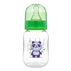 Láhev s obrázkem Akuku 125 ml panda zelená Láhev s obrázkem Akuku 125 ml panda zelená