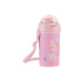Hrnek se silikonovým brčkem a popruhem 450ml Music Fest Pink
