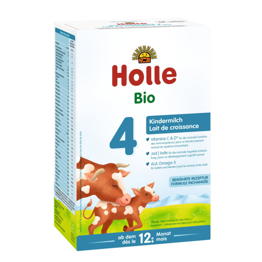 HOLLE Bio Mléko 4 batolecí 600 g (12m+)