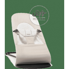 BABYBJÖRN Lehátko Balance Soft, Beige/Grey Jersey BABYBJÖRN Lehátko Balance Soft, Beige/Grey Jersey