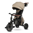 QPLAY Tříkolka Comfo Max Coffee, 8 v 1, věk 10-72 měsíců