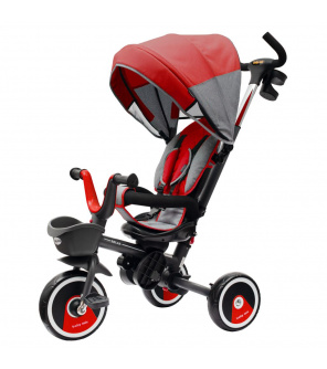 Dětská tříkolka Baby Mix 5v1 RELAX 360° červená Dětská tříkolka Baby Mix 5v1 RELAX 360° červená