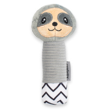 Dětská pískací plyšová hračka s kousátkem New Baby Sloth
