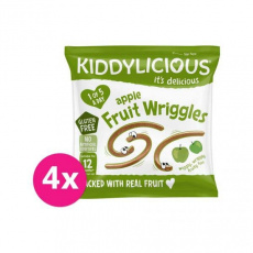 5x KIDDYLICIOUS Žížalky jablečné 5x KIDDYLICIOUS Žížalky jablečné