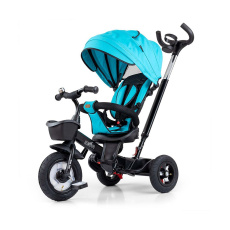 Dětská tříkolka Milly Mally Movi black-mint Dětská tříkolka Milly Mally Movi black-mint