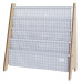 3 SPROUTS Stojan na knížky Recycled Gingham/Blue