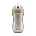 CHICCO Hrneček Sport se slámkou grey, 14m+