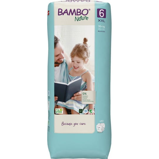 BAMBO Nature Pleny jednorázové 6 XXL (16 kg+) 40 ks