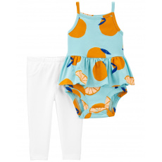 CARTER'S Set 2dílný body na ramínka, legíny Blue Orange holka NB/vel. 56 CARTER'S Set 2dílný body na ramínka, legíny Blue Orange holka NB/vel. 56