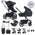 EASYWALKER SET Kočárek 4v1 Harvey⁵ Midnight Black XXL RWS + CYBEX Aton B2 i-Size