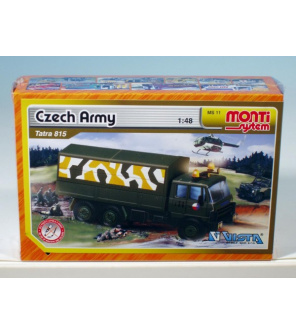 Stavebnice Monti 11 Czech Army Tatra 815 1:48 v krabici 22x15x6cm Stavebnice Monti 11 Czech Army Tatra 815 1:48 v krabici 22x15x6cm