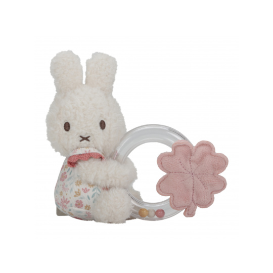 Chrastítko s korálky králíček Miffy Lucky Blossom