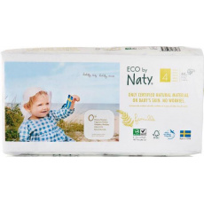 ECO BY NATY Pleny jednorázové 4 (7-18 kg) 44 ks - ECONOMY PACK