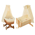 Scarlett Nebesa nad Mojžíšův košík pro miminko a kolébky - Scarlett Méďa - béžová