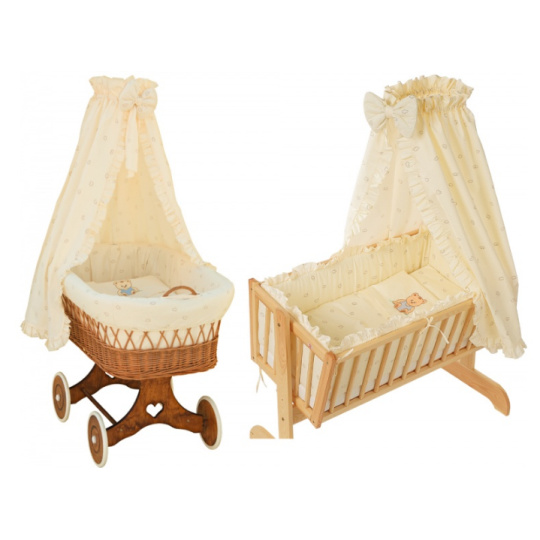Scarlett Nebesa nad Mojžíšův košík pro miminko a kolébky - Scarlett Méďa - béžová Scarlett Nebesa nad Mojžíšův košík pro miminko a kolébky - Scarlett Méďa - béžová