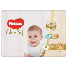 HUGGIES® Elite Soft Pleny jednorázové 3 (5-9 kg) 40 ks