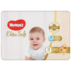 HUGGIES® Elite Soft Pleny jednorázové 3 (5-9 kg) 40 ks HUGGIES® Elite Soft Pleny jednorázové 3 (5-9 kg) 40 ks