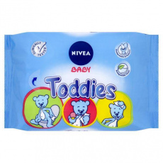 NIVEA Baby Multi Toddies 60 ks - vlhčené ubrousky NIVEA Baby Multi Toddies 60 ks - vlhčené ubrousky