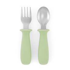 SKIP HOP Lžička a vidlička Besties Squad Green, 12m+ SKIP HOP Lžička a vidlička Besties Squad Green, 12m+