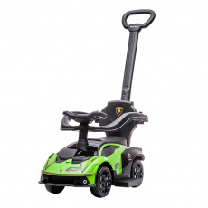 Odrážedlo se zvukem a vodící tyčí Milly Mally LAMBORGHINI ESSENZA SC V12 zelené Odrážedlo se zvukem a vodící tyčí Milly Mally LAMBORGHINI ESSENZA SC V12 zelené