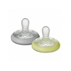 Šidítko C2N silikon Natural Night 2ks 6-18m Šidítko C2N silikon Natural Night 2ks 6-18m