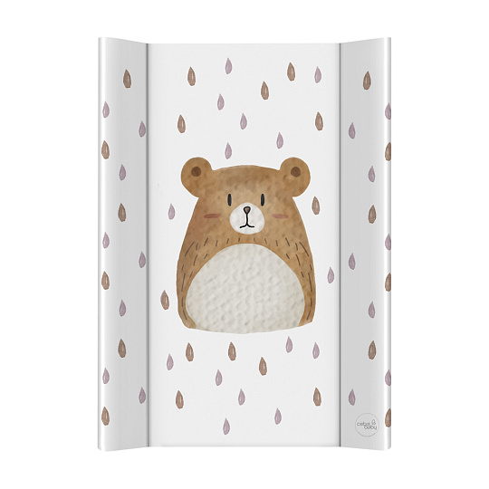 CEBA BABY Podložka přebalovací 2-hranná s pevnou deskou (50x70) Basic Bear Buddy CEBA BABY Podložka přebalovací 2-hranná s pevnou deskou (50x70) Basic Bear Buddy