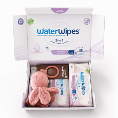 4x WATERWIPES Ubrousky vlhčené Soothing clean 3in1 60 ks (240 ks) + NATTOU Chobotnička Zdarma 4x WATERWIPES Ubrousky vlhčené Soothing clean 3in1 60 ks (240 ks) + NATTOU Chobotnička Zdarma