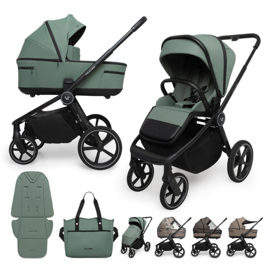 MUUVO Kočárek kombinovaný Five 2v1 Pine Green MUUVO Kočárek kombinovaný Five 2v1 Pine Green