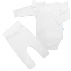 2-dílná kojenecká souprava New Baby Practical bílá holka 2-dílná kojenecká souprava New Baby Practical bílá holka