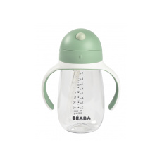 Hrnek s brčkem 300ml Sage Green Hrnek s brčkem 300ml Sage Green