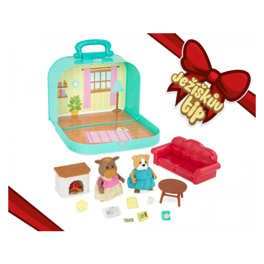 Sada v kufříku s postavičkami Obývací pokoj Sada v kufříku s postavičkami Obývací pokoj