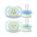 Philips AVENT Šidítko Ultrastart noční 0-2m chlapec, 2 ks