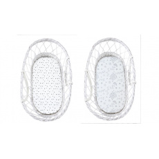 SLEEPEE Prostěradlo We Care do kočárku, košíku a kolébky tečky/Bloom SLEEPEE Prostěradlo We Care do kočárku, košíku a kolébky tečky/Bloom
