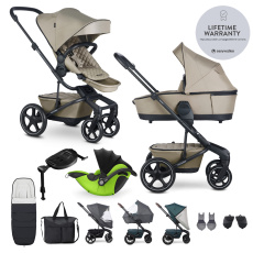 EASYWALKER Kočárek kombinovaný Harvey⁵ Premium Pearl Taupe XXL RWS + KIDDY Evoluna i-size 2 EASYWALKER Kočárek kombinovaný Harvey⁵ Premium Pearl Taupe XXL RWS + KIDDY Evoluna i-size 2