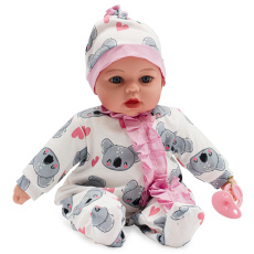 Česky mluvící a zpívající dětská panenka PlayTo Bibi 46 cm Česky mluvící a zpívající dětská panenka PlayTo Bibi 46 cm