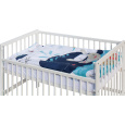 Scarlett Dětská postýlka s kompletní výbavou Scarlett 120 x 60 cm - Panu