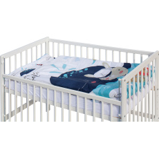 Scarlett Dětská postýlka s kompletní výbavou Scarlett 120 x 60 cm - Panu