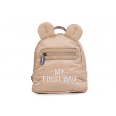 Dětský batoh My First Bag Puffered Beige Dětský batoh My First Bag Puffered Beige