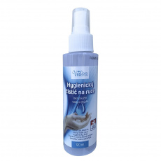 Hygienický čistič na ruce na bázi alkoholu s obsahem glycerinu a jitrocele 120 ml Hygienický čistič na ruce na bázi alkoholu s obsahem glycerinu a jitrocele 120 ml