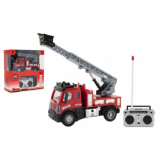 Auto RC nákladní hasiči plast 12cm 27MHz na dálk.ovl. na baterie se světlem v krab. 16x18x8cm Auto RC nákladní hasiči plast 12cm 27MHz na dálk.ovl. na baterie se světlem v krab. 16x18x8cm