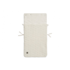 Fusak do autosedačky River Knit Cream White Fusak do autosedačky River Knit Cream White