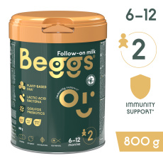 BEGGS 2 Mléko následné 800 g 6m+ BEGGS 2 Mléko následné 800 g 6m+