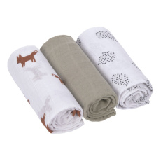 Lässig BABIES Swaddle Burp blanket 60x60 Little Forest Lässig BABIES Swaddle Burp blanket 60x60 Little Forest