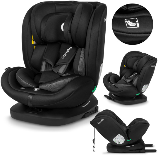 LIONELO Autosedačka Bastiaan i-Size (40-150 cm) Black Carbon