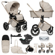 MUUVO SET Kočárek 4v1 Quick Boho Beige set + CYBEX Aton B2 i-Size