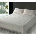 Scarlett Španělská deka Romantic 810 - bílá, 220x240 cm + 2potahy na polštářky 50x70cm