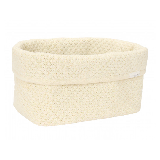 Košík pletený velký Pure Soft White Košík pletený velký Pure Soft White