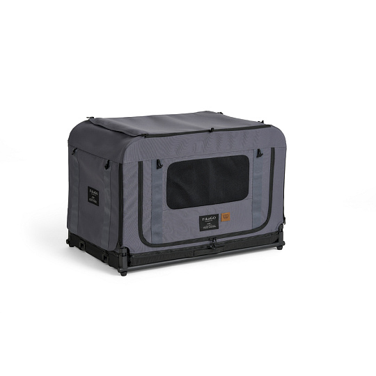 FIKAGO Skládací kennel přepravka Queen M Grey